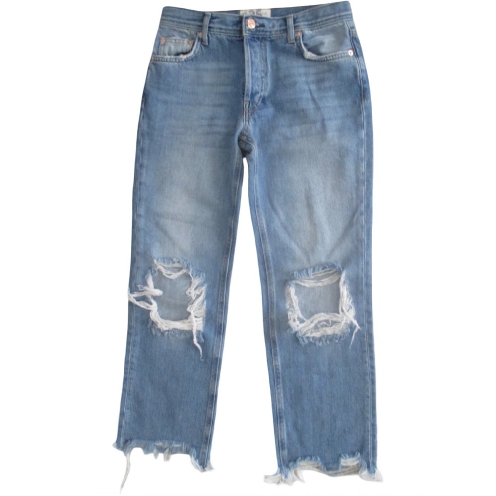 We The Free People Maggie Mid-Rise Cropped Jeans – Size 27 - Picture 5 of 16